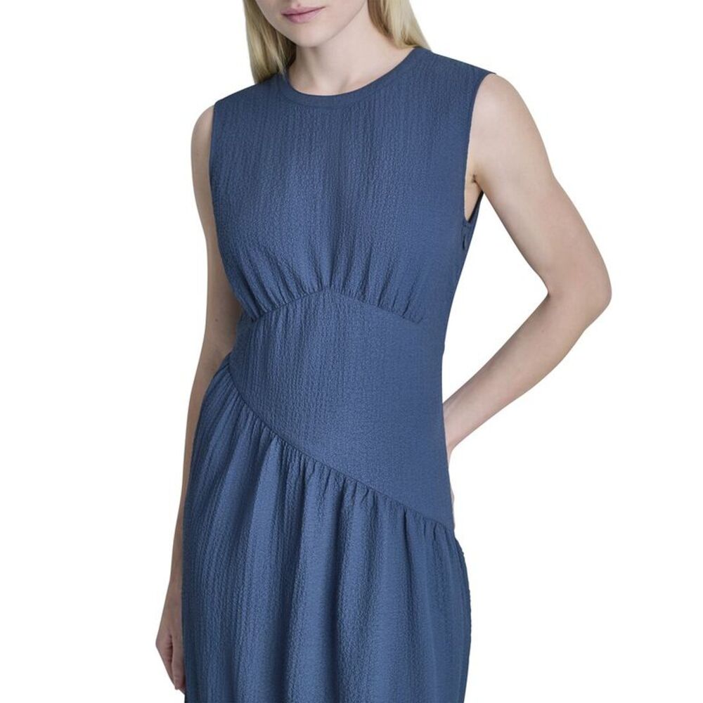 Dkny Womens  A-Line Maxi Dress, Blue